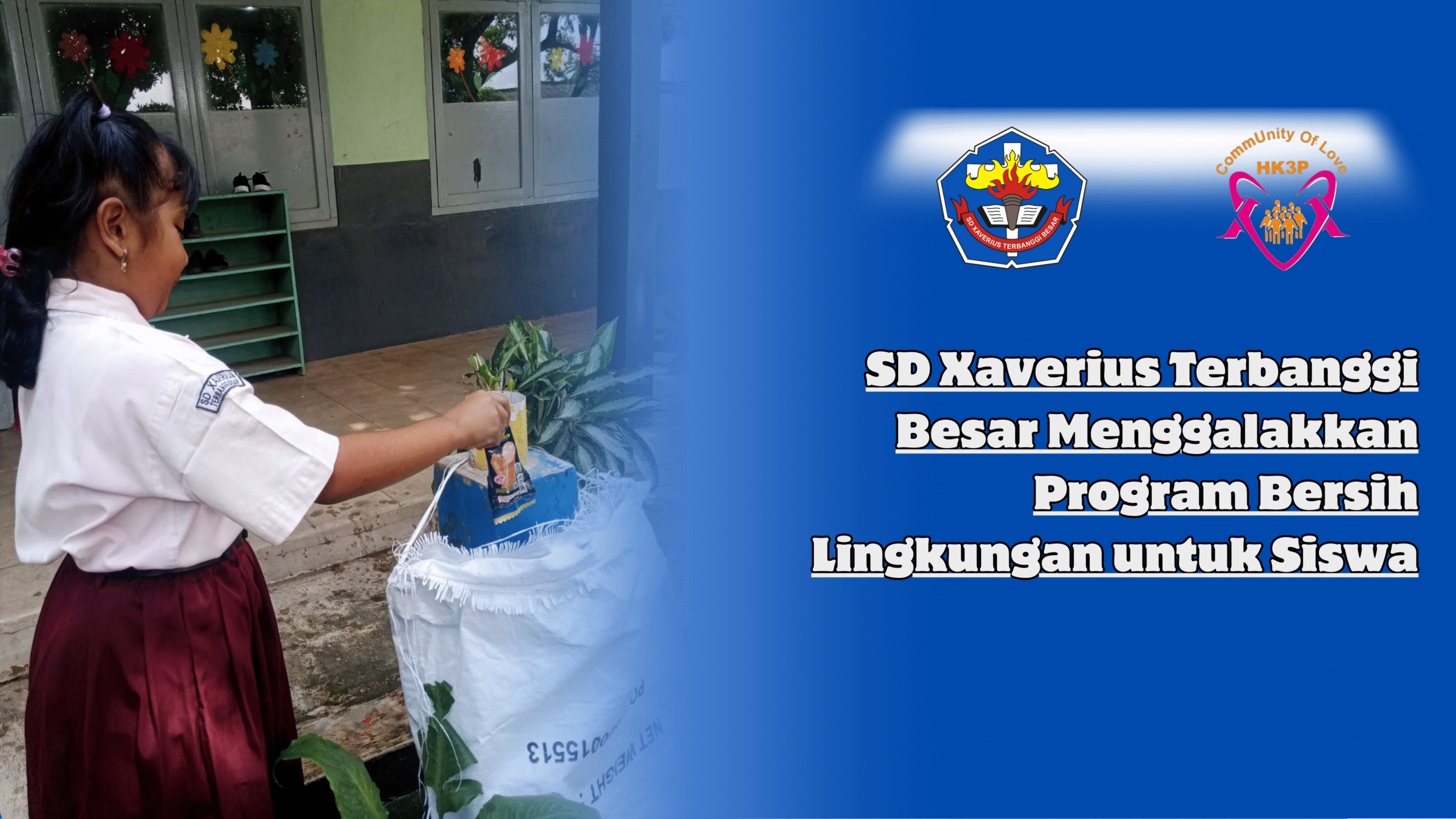 SD Xaverius Terbanggi Besar Menggalakkan Program Bersih Lingkungan untuk Siswa