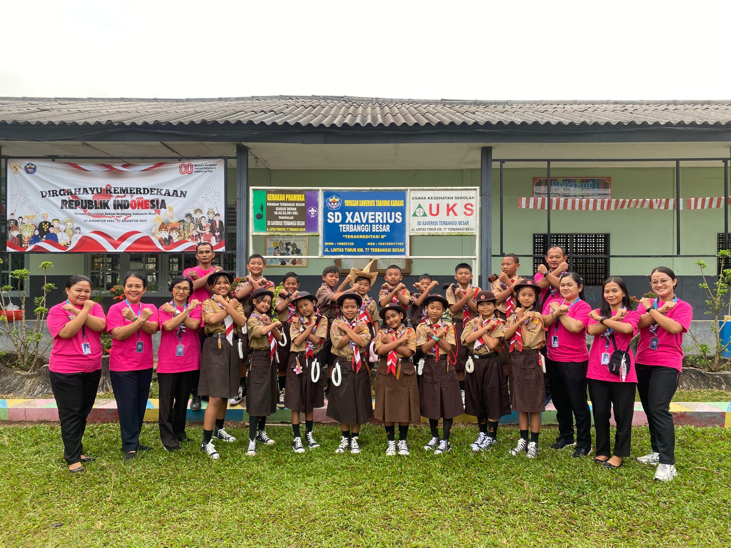 Semarak Perkemahan Pertara, SD Xaverius Terbanggi Besar Raih juara Pioneering!